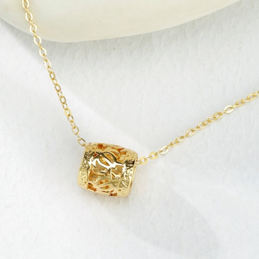 Hawaiian Honu Barrel Slider Necklace